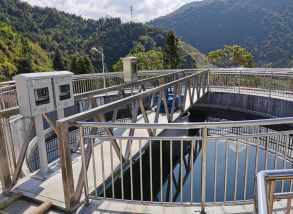 ▲福建大田水厂中心传动浓缩机